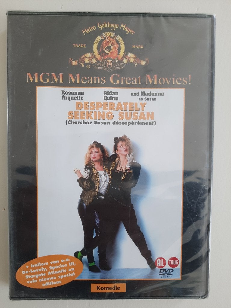 DVD Madonna / Desperatly seeking Susan, Enlèvement, Neuf, dans son emballage