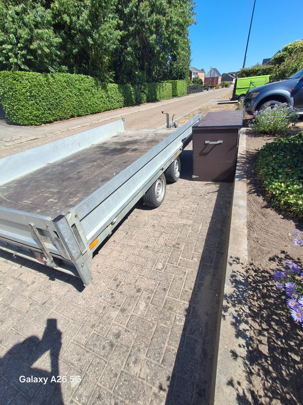 saris plateauwagen 2700kg, Auto diversen, Aanhangers en Bagagewagens, Ophalen, Gebruikt