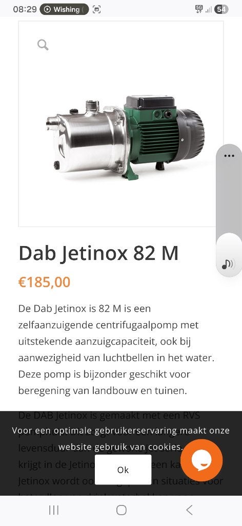 Regenwaterpomp zelfaanzuigend, Ophalen, Nieuw, Elektrisch, Beregeningspomp