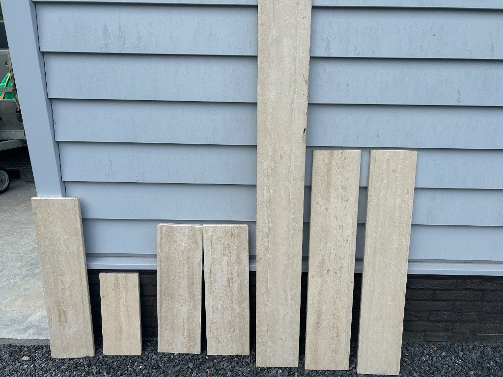 Appuies de fenêtre en travertin - tablettes de fenêtre, Bricolage & Construction, Enlèvement, Comme neuf