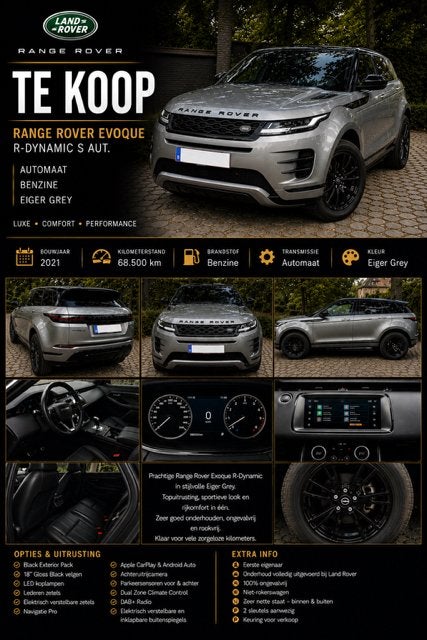 Range Rover R-Dynamic, Cuir, Achat, Euro 6, Autres couleurs