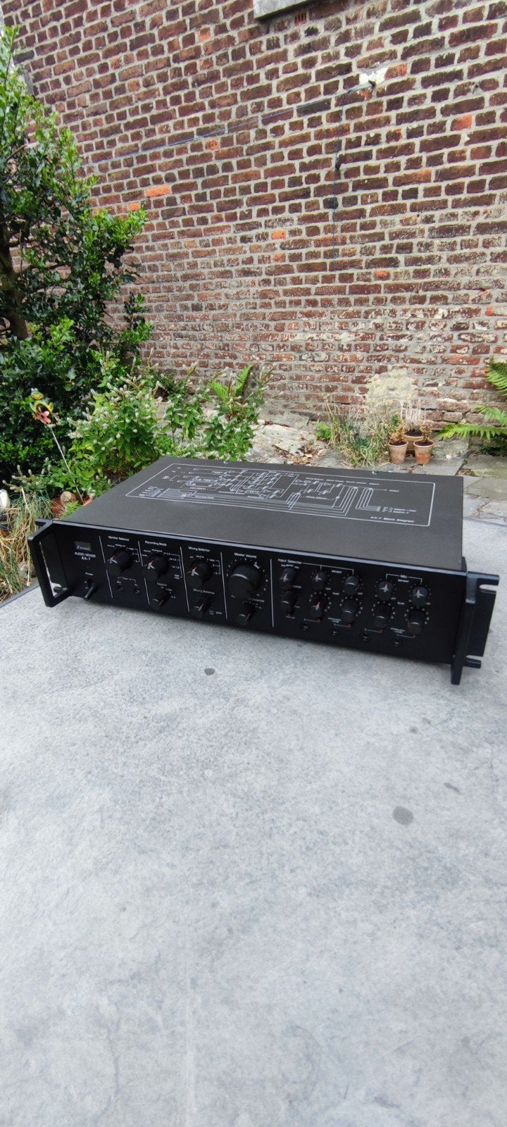 Vintage Hi-Fi Sansui AX-7 Audio Mixer, Enlèvement