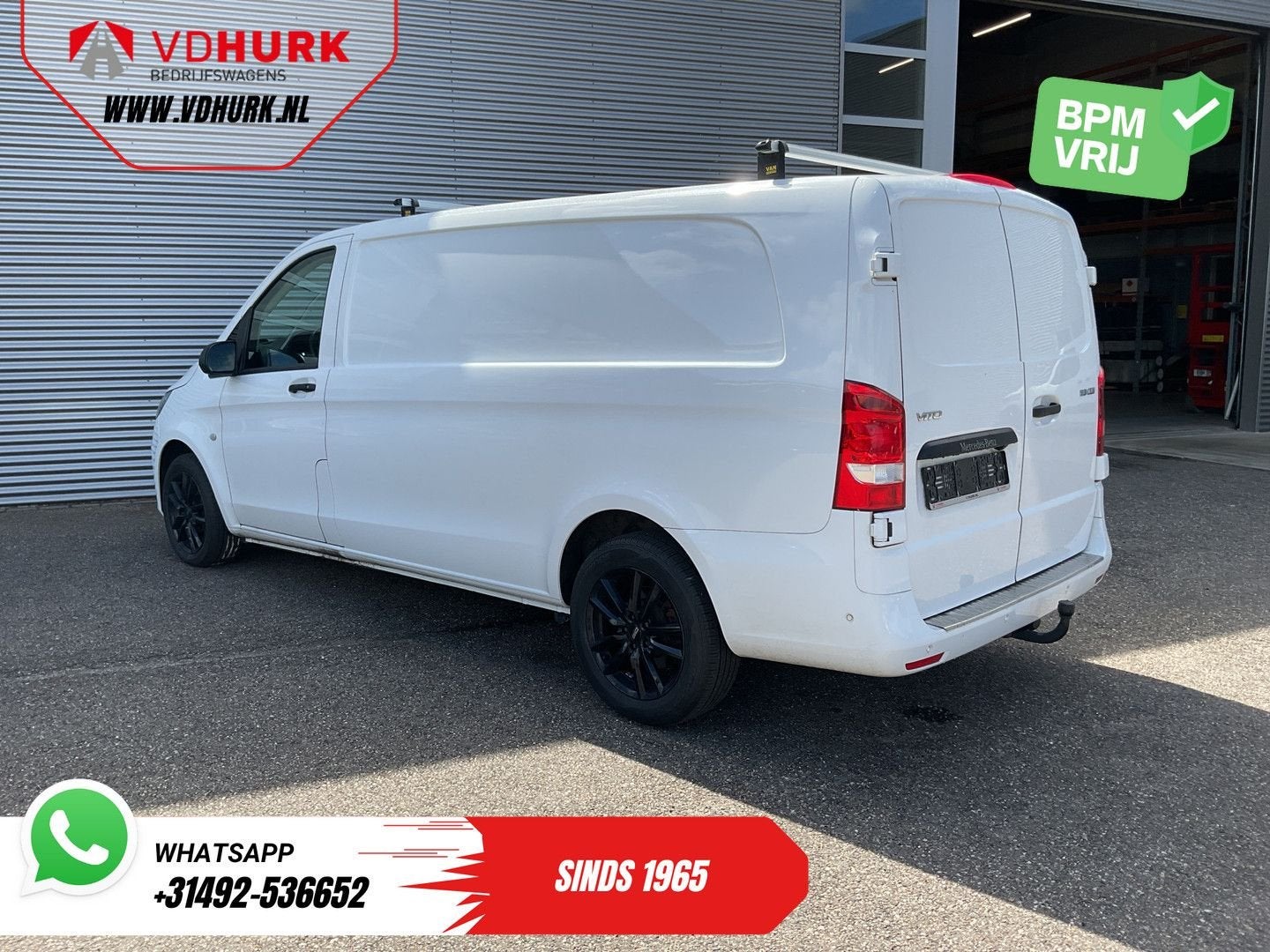 Mercedes-Benz Vito 119 CDI Aut. L3 LED/ Carplay/ Stoelverw./, Automaat, Parkeersensor, Wit, Mercedes-Benz