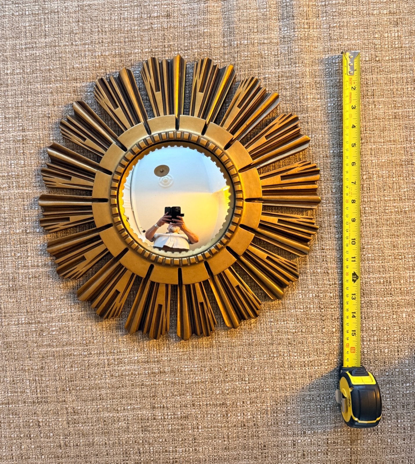 Zonnespiegel te koop, Ophalen of Verzenden, Rond, Minder dan 50 cm, Minder dan 100 cm
