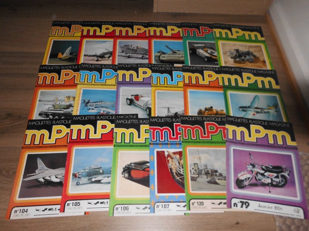 lot 18 oude tijdschriften tijdschriften MPM plastic model, Verzamelen, Ophalen of Verzenden