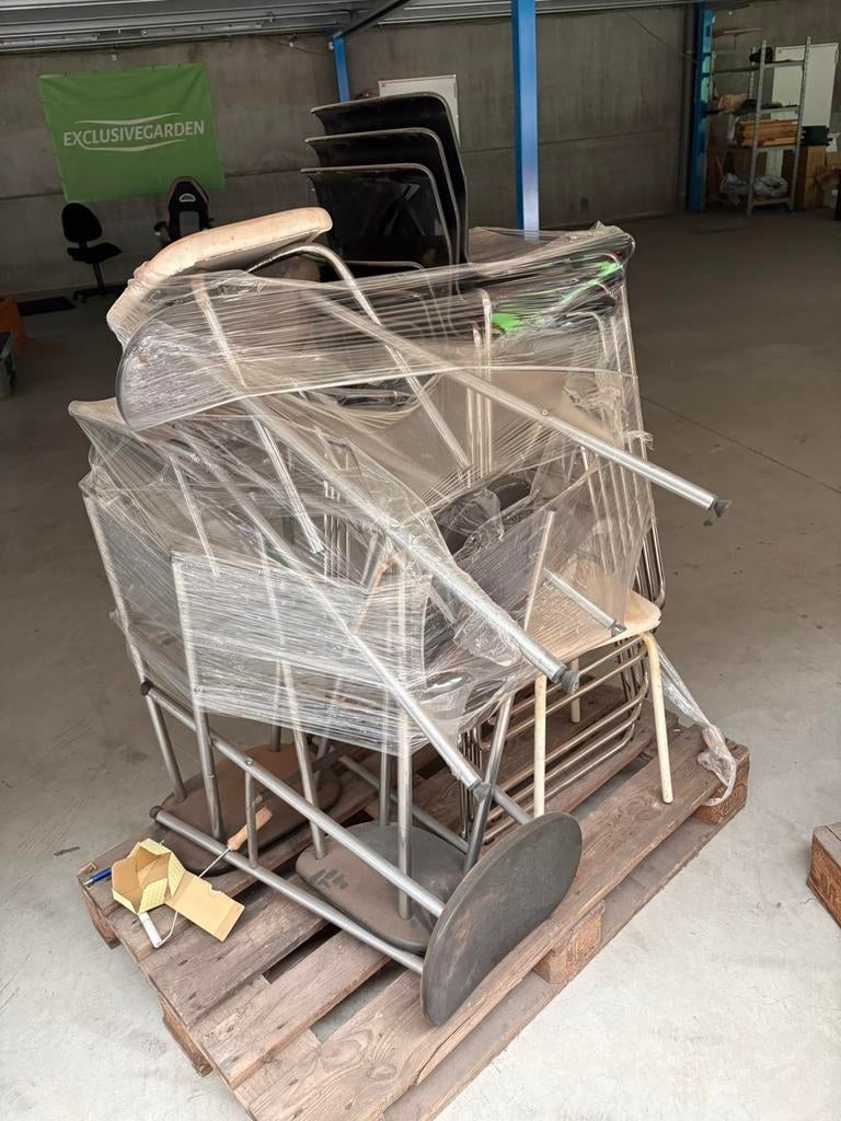 Barkrukken, Huis en Inrichting, Ophalen, 60 tot 90 cm, Metaal, Gebruikt