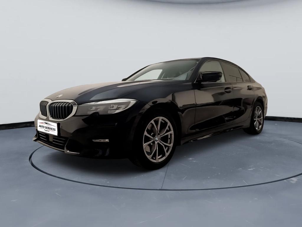 BMW 3 Serie 320dA AdBlue Garantie 12 mois (bj 2021), Auto's, Automaat, Zwart, Leder, Bedrijf