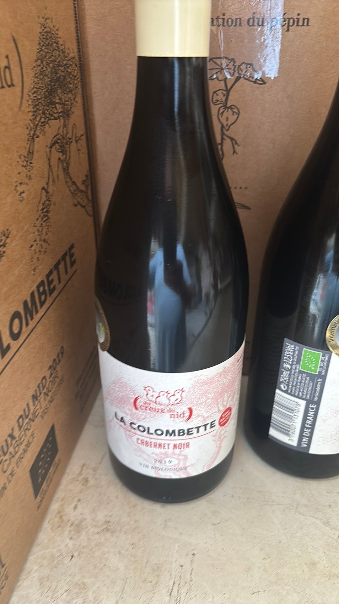 La colombette Cabernet noir 2019, Collections, Neuf, Enlèvement, Vin rouge, France
