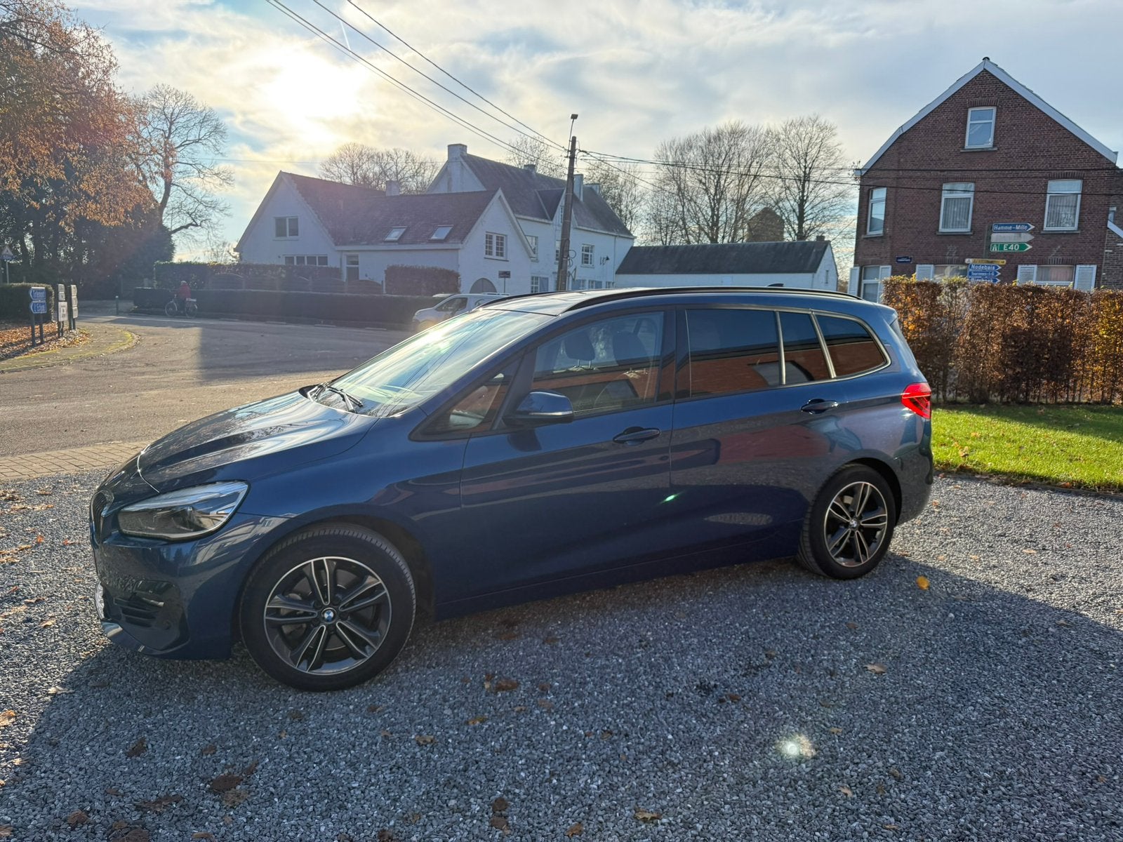 BMW 218d Gran Tourer 150 PK Sport AUTOMAAT, Auto's, Monovolume, 1995 cc, Blauw, 5 deurs