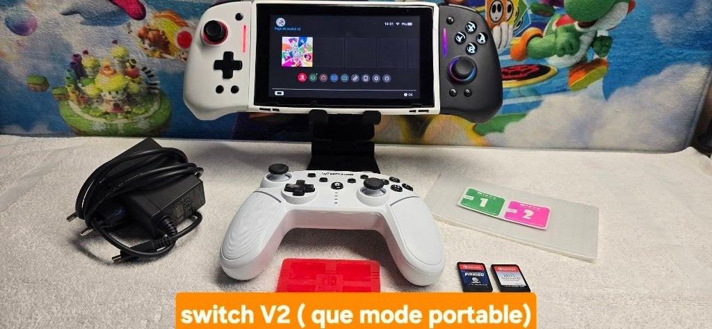 console switch + 3 jeux + manette s.fil+ garantie /portable, Enlèvement ou Envoi, Utilisé