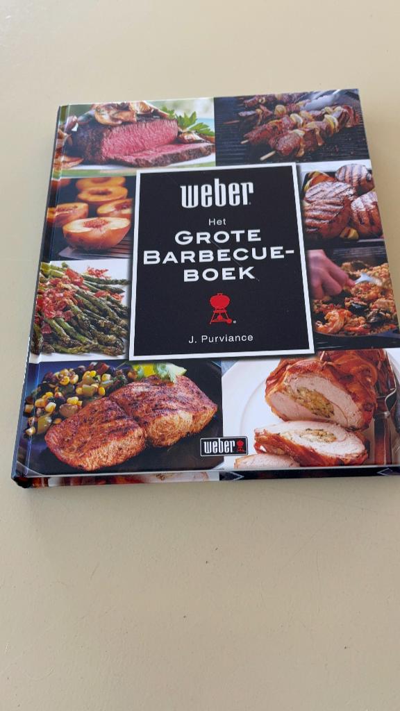 Kookboek + handschoenen + schort weber, Ophalen of Verzenden, Nieuw, Weber