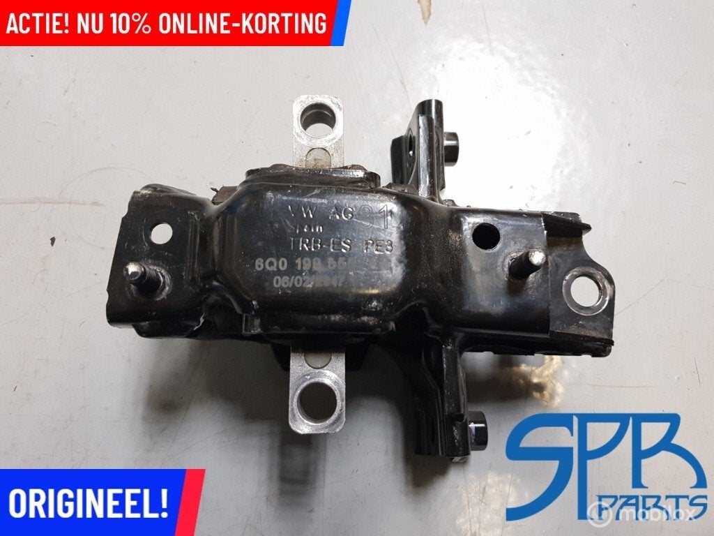 Motorsteun VW AUDI A1 SEAT SKODA 6Q0199555AT LINKS BAKSTEUN, Gebruikt, Ophalen of Verzenden, Skoda, Skoda