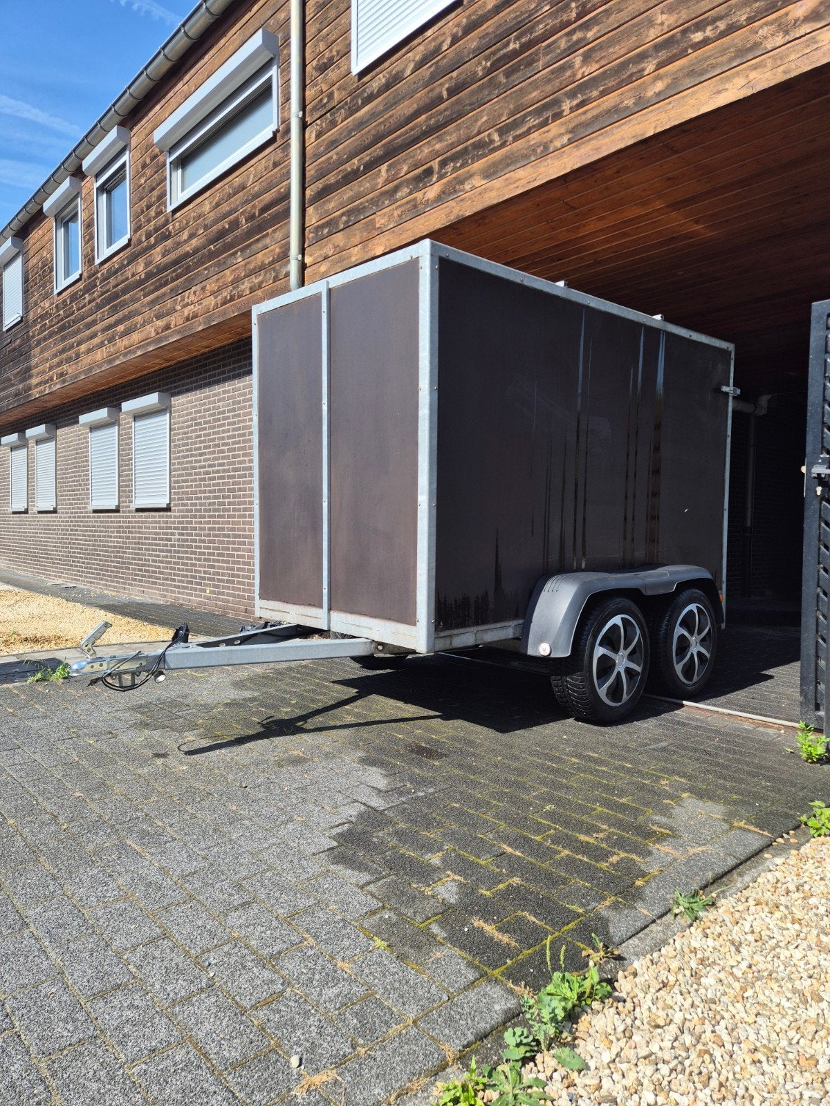 aanhangwagen dubbelas, Auto diversen, Aanhangers en Bagagewagens, Ophalen