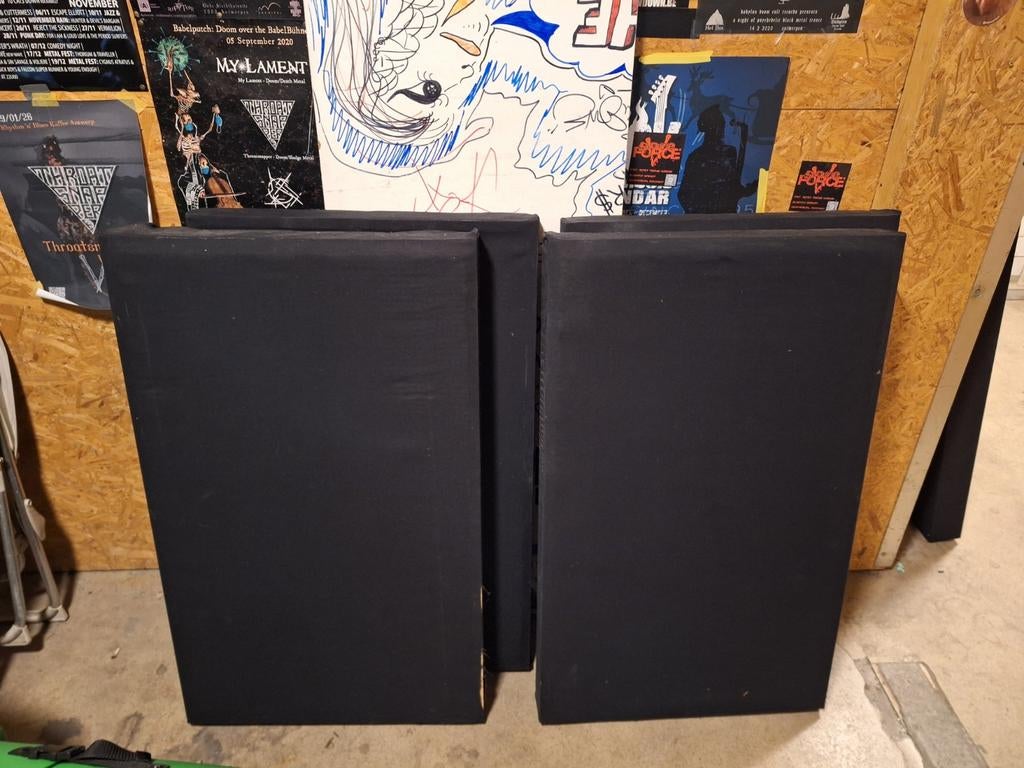 4 akoestische panelen, Ophalen