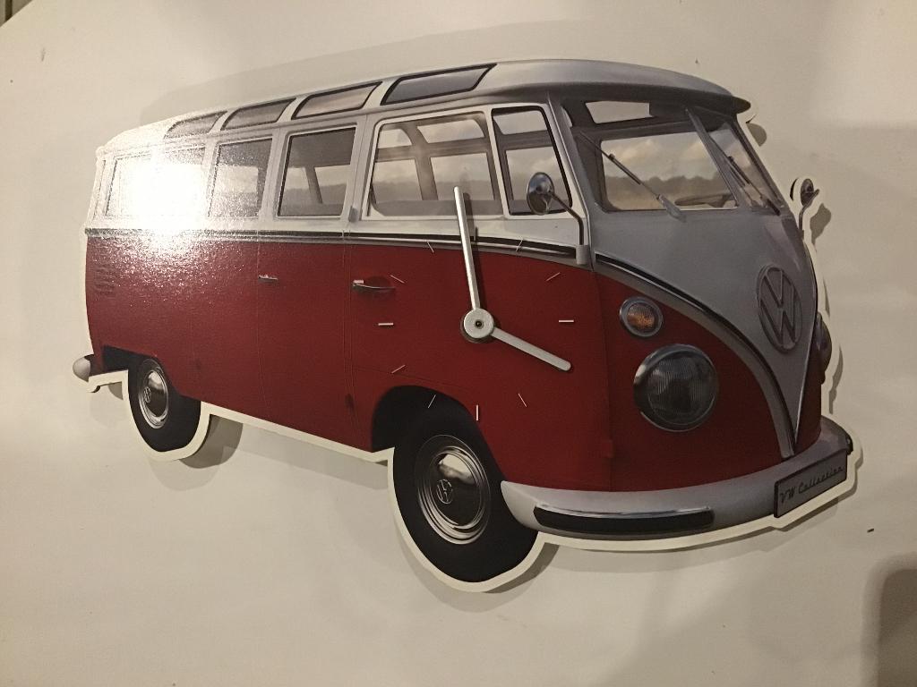 Reclame Vw klok, Ophalen of Verzenden, Zo goed als nieuw, Gebruiksvoorwerp