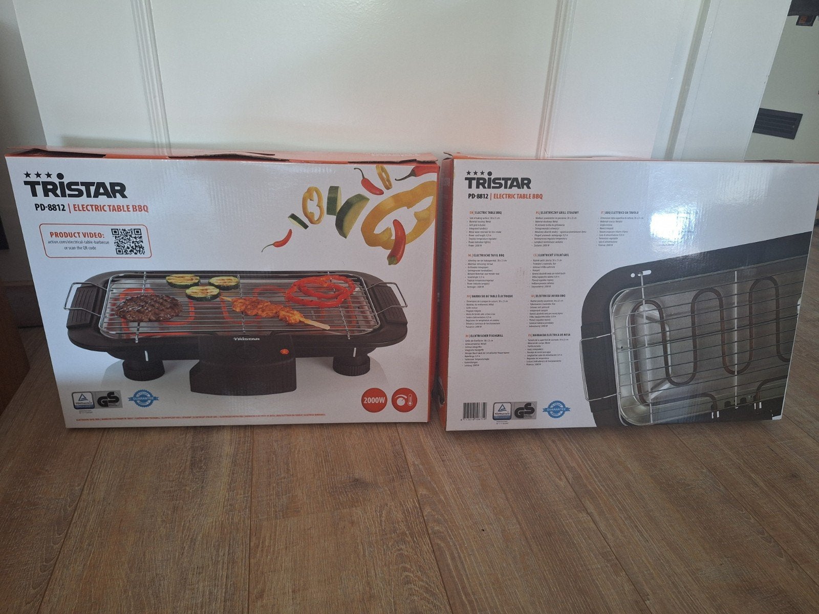2 nieuwe Tristar BBQ's op elektriciteit €15/stuk, Ophalen