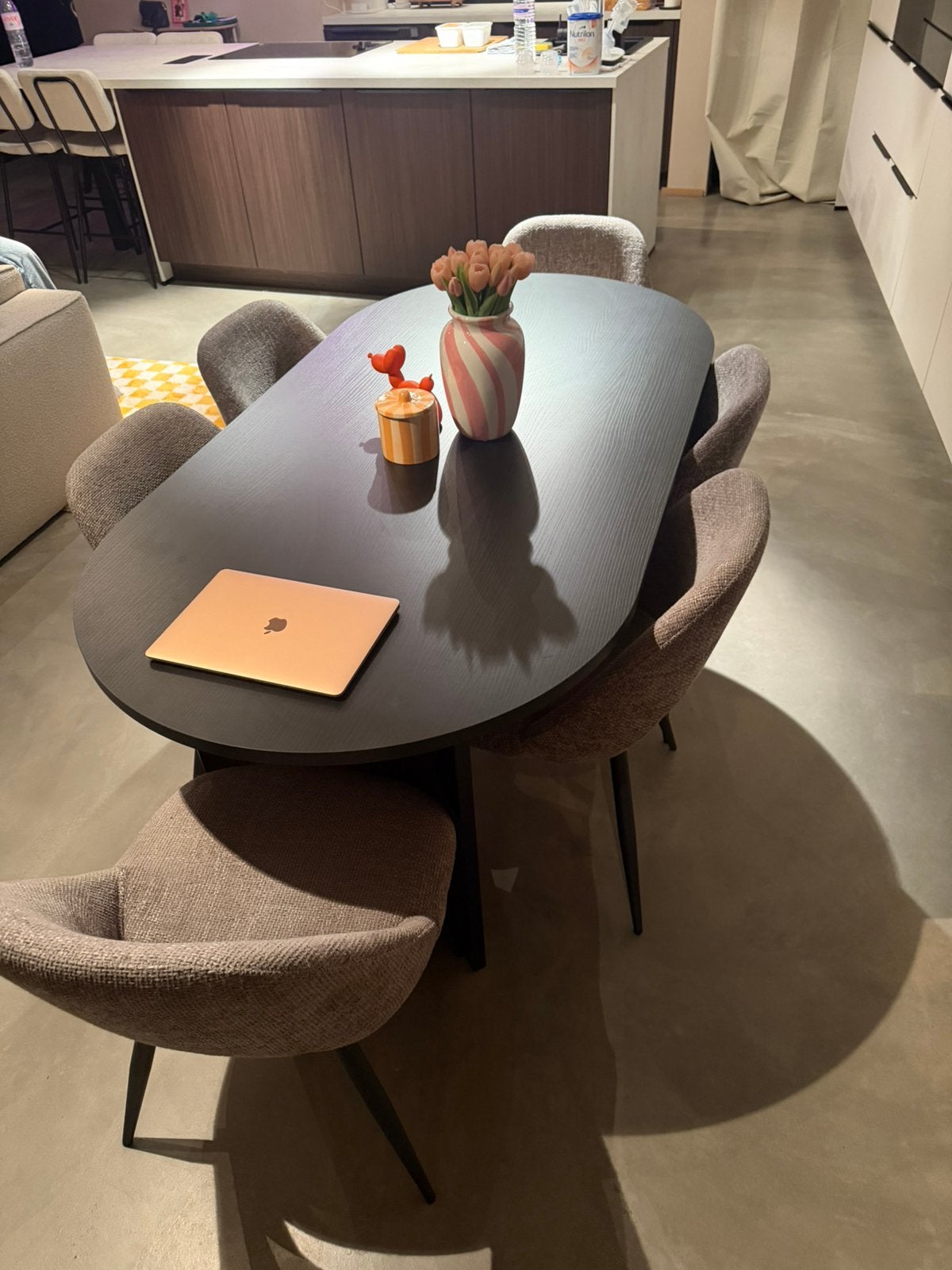 Eettafel+ stoelen, Enlèvement, Comme neuf