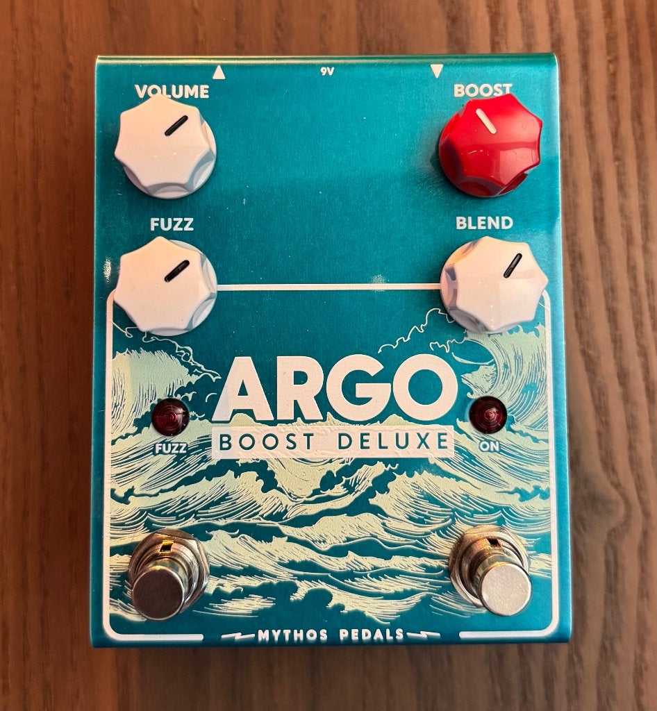 Mythos Argo Boost Deluxe, Muziek en Instrumenten, Effecten, Ophalen of Verzenden, Zo goed als nieuw, Distortion, Overdrive of Fuzz