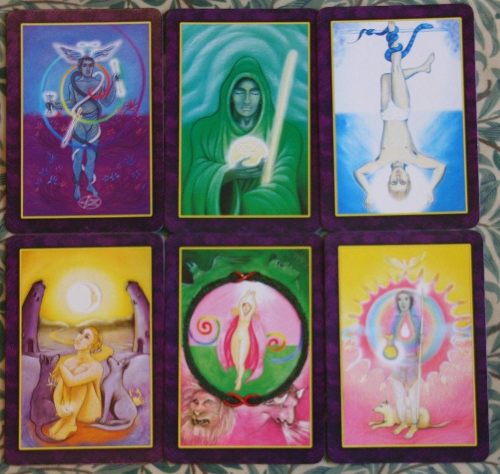 Kaarten: Aura-Soma tarot, Ophalen