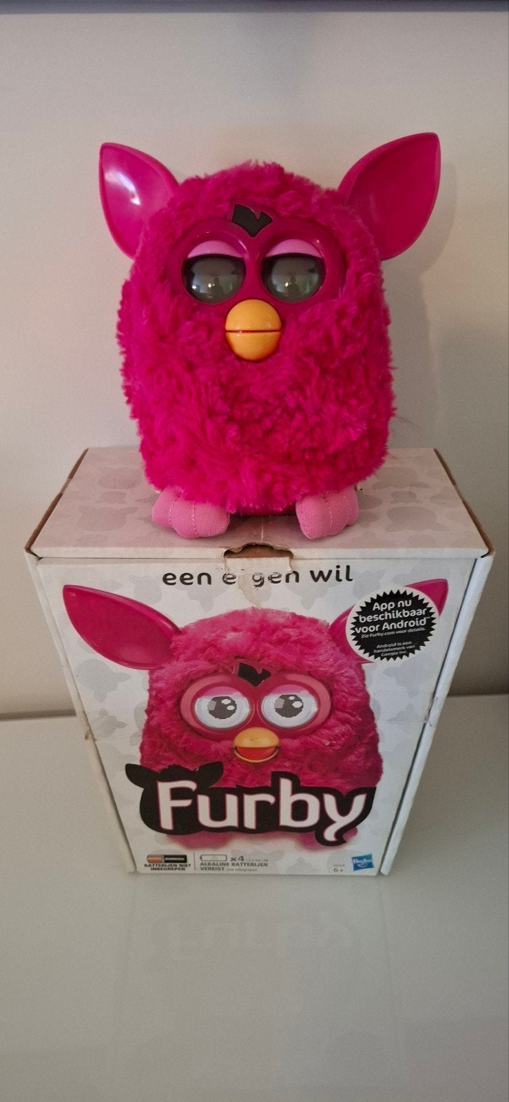furby 2012 met doos, Ophalen