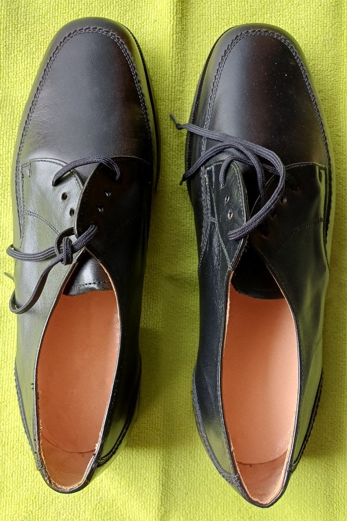 Zwarte schoenen voor heren, Zwart, Ophalen of Verzenden, Zo goed als nieuw, Veterschoenen