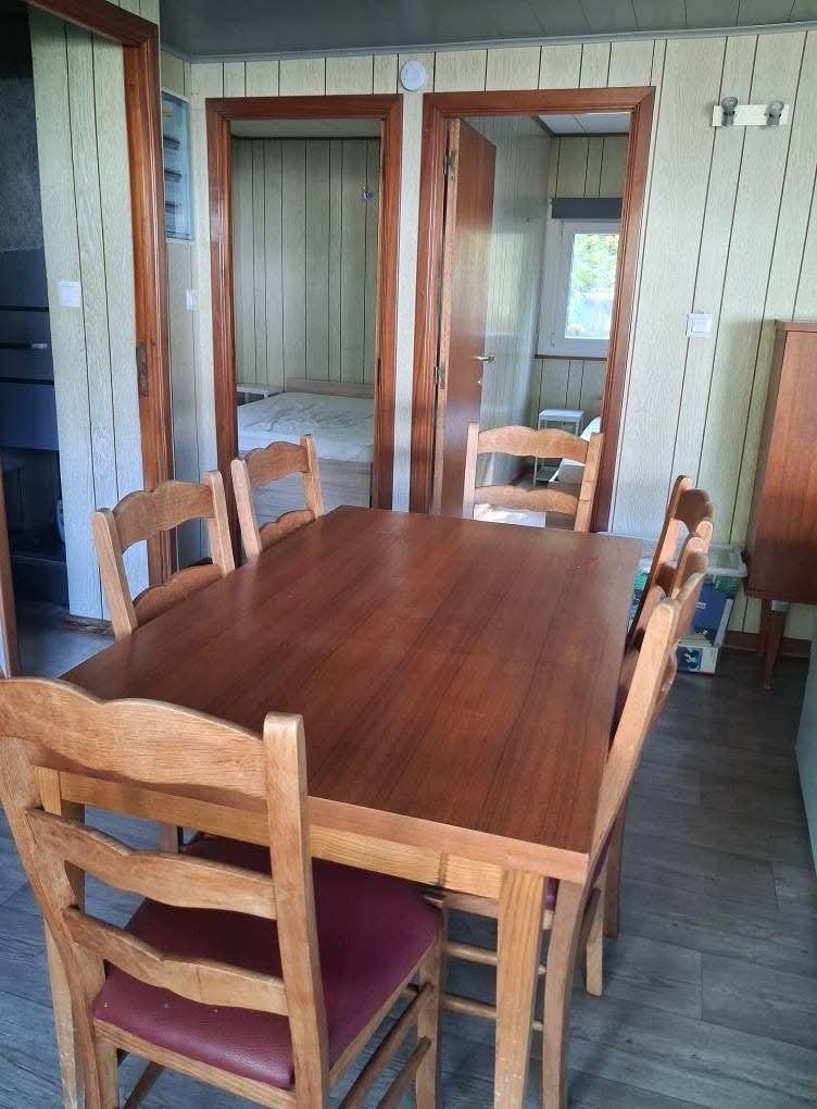 Table et chaises, Ophalen, Gebruikt, 4 tot 6 stoelen