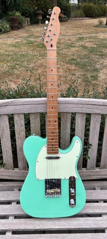 Harley Benton TE-62CC SFG - Telecaster clone, Enlèvement, Comme neuf, Solid body, Autres marques