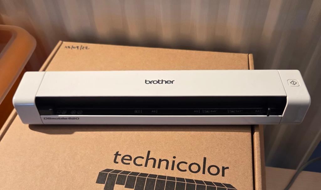 Scanner portable Brother DS-620, Computers en Software, Scanners, Zo goed als nieuw, Mobiele scanner, Ophalen