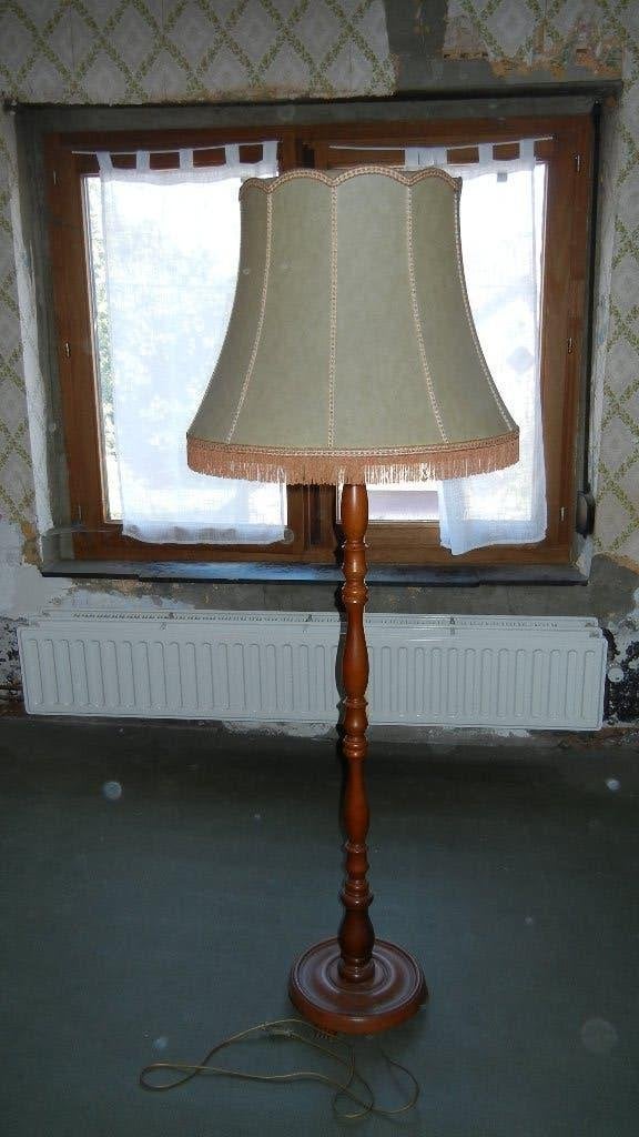 abat-jour 1m60 en bois, Huis en Inrichting, Lampen | Lampenkappen, Ophalen, Bruin, Zo goed als nieuw, Hout