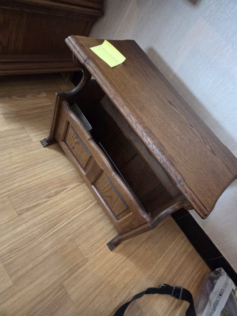 bijzettafel, Gebruikt, 55 tot 75 cm, Rechthoekig, Hout