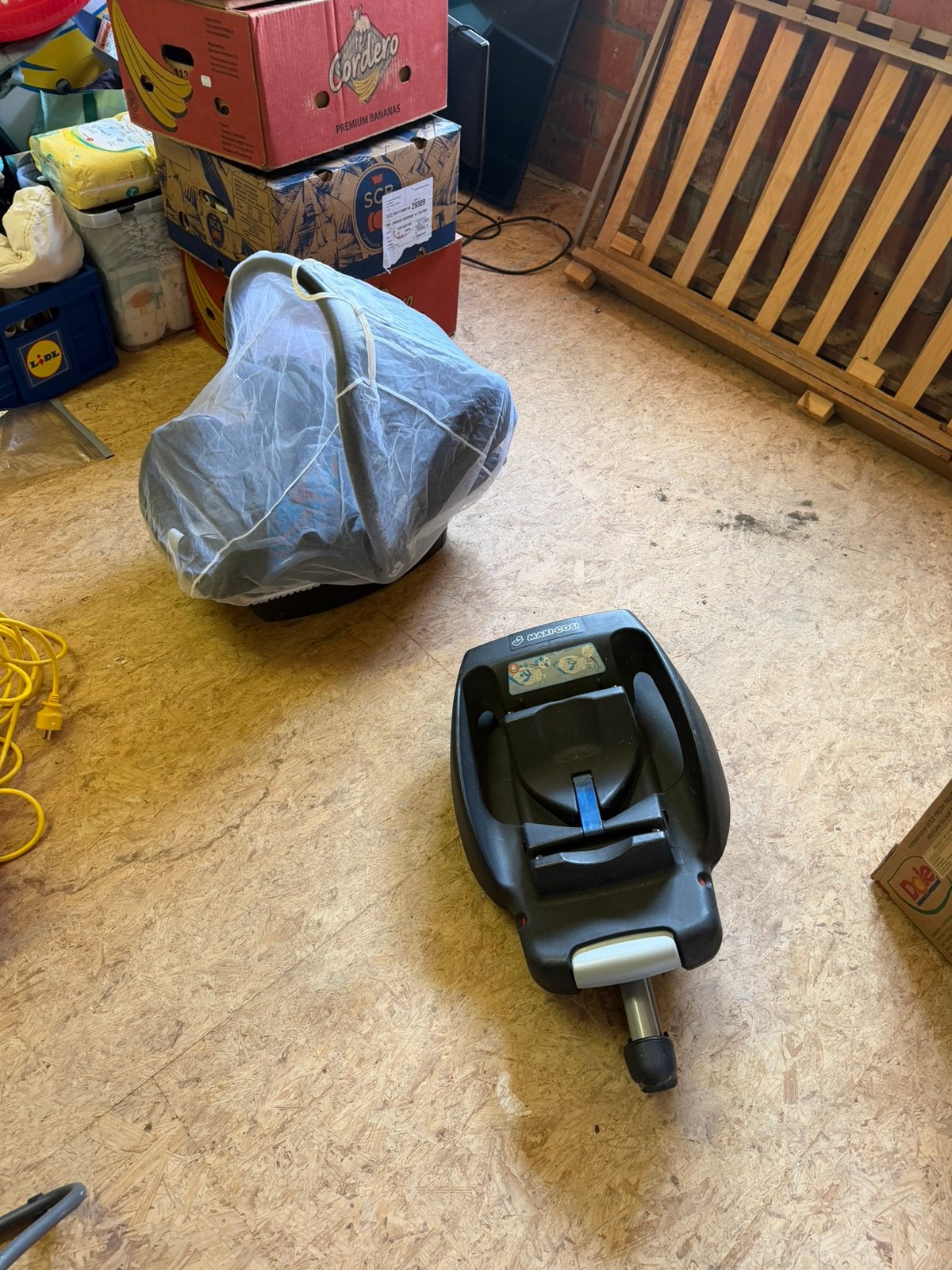 Maxi-Cosi kinderwagen + autostoel + Isofix base, Ophalen, Zo goed als nieuw, Maxi-Cosi, Isofix