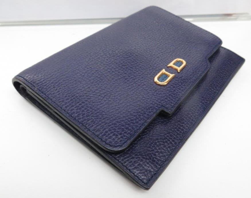 Delvaux portefeuille paars blauw, Overige merken, Gebruikt, Overige kleuren, Ophalen of Verzenden