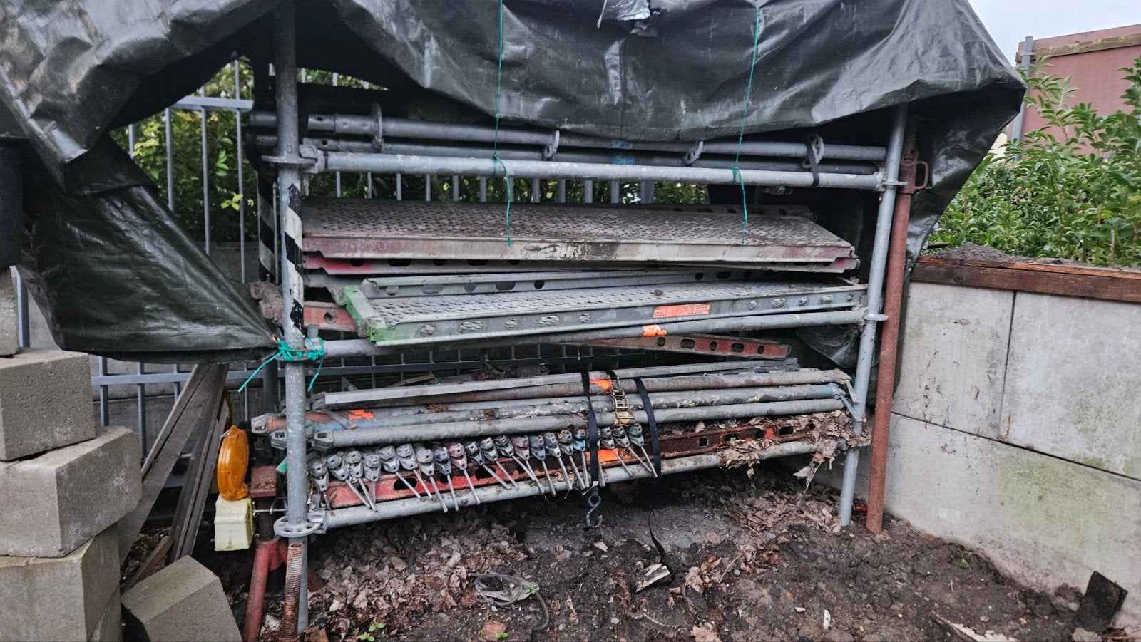 stelling layher, Doe-het-zelf en Bouw, Metalen, Ophalen, Gebruikt, IJzer