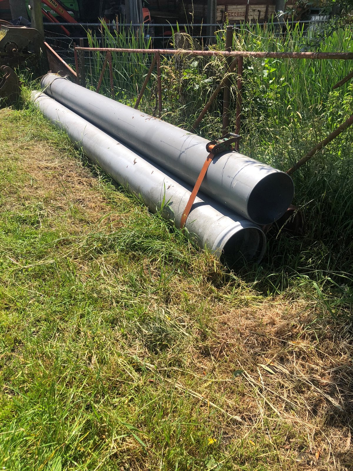 Pvc buizen 315x 5 meter, Doe-het-zelf en Bouw, Buizen en Afvoer, Ophalen, Zo goed als nieuw, PVC