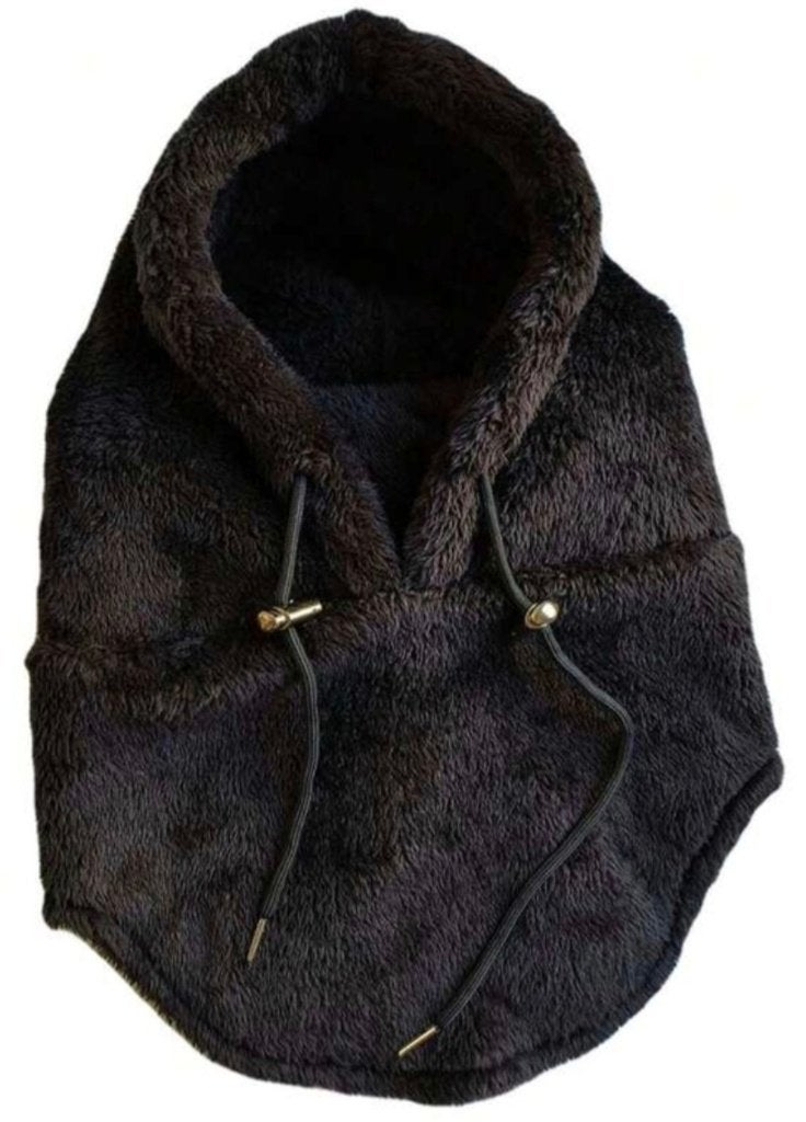 Heerlijk warme pluche bivakmuts / hoodie sjaal, Ophalen of Verzenden, Nieuw, Sjaal