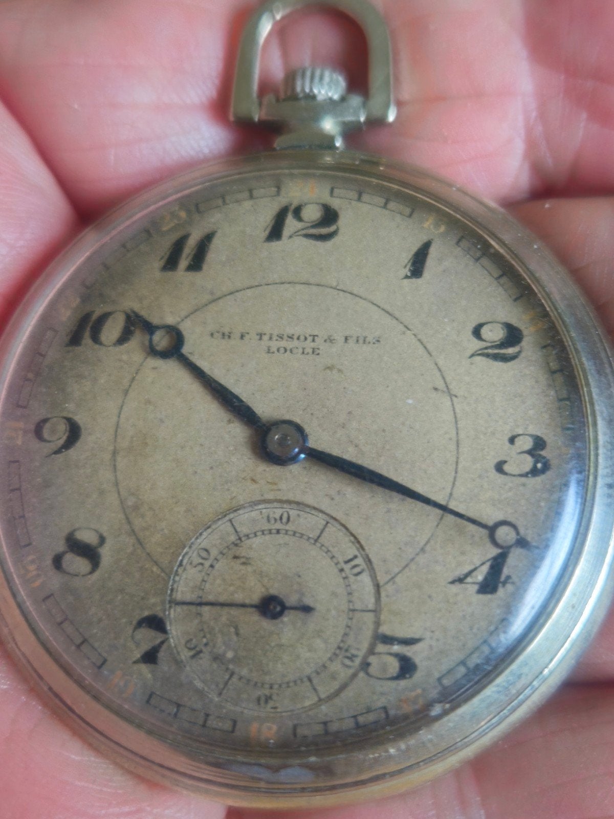 montre gousset ch.f.Tissot&fils Locle, Enlèvement ou Envoi