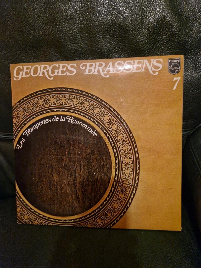 Quatre vinyles de Georges Brassens, chez Philips., Ophalen, Modernisme tot heden, Zo goed als nieuw, Vocaal