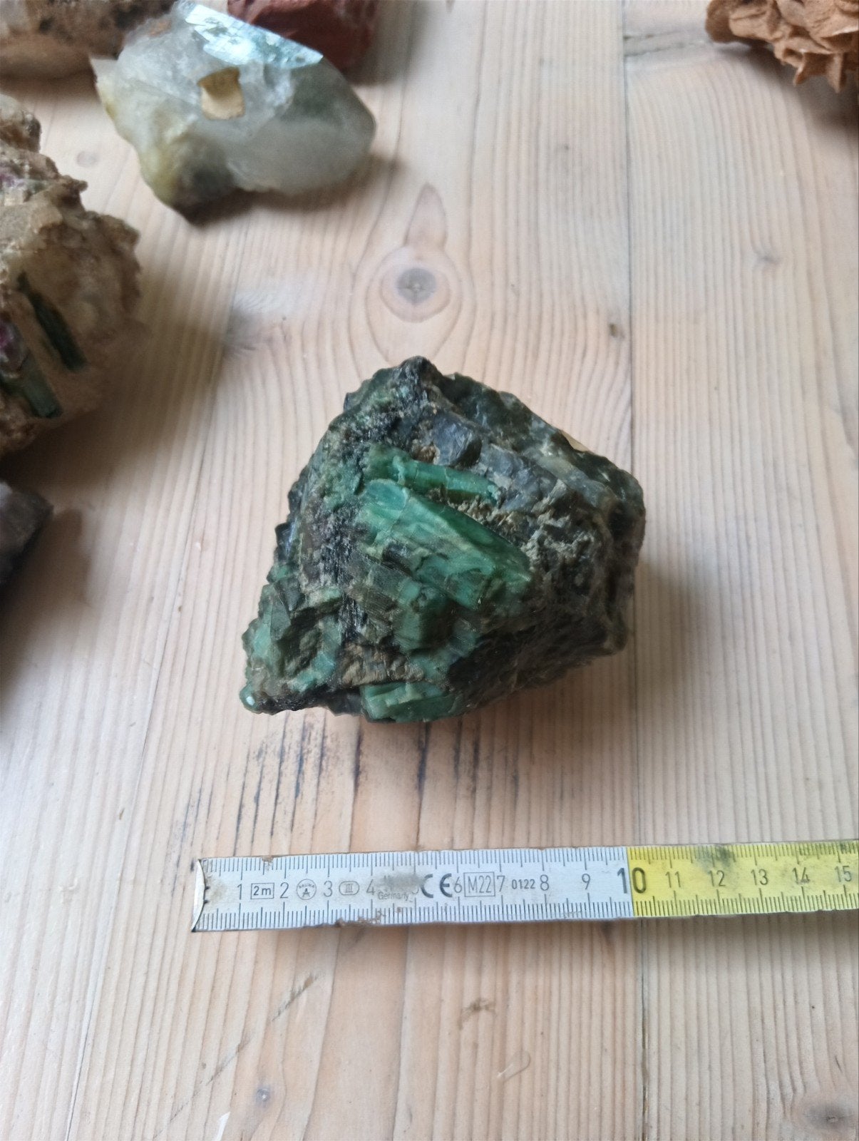 Diverse mineralen en edelstenen, Ophalen