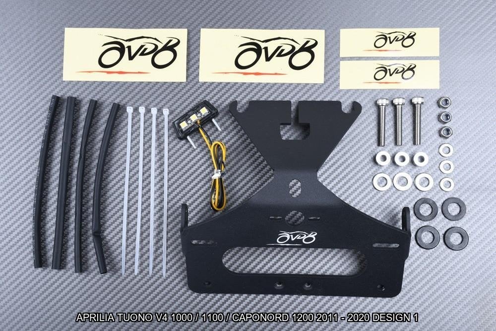 Support de plaque APRILIA TUONO V4 / CAPONORD 1200 2011 2020, Enlèvement ou Envoi, Neuf