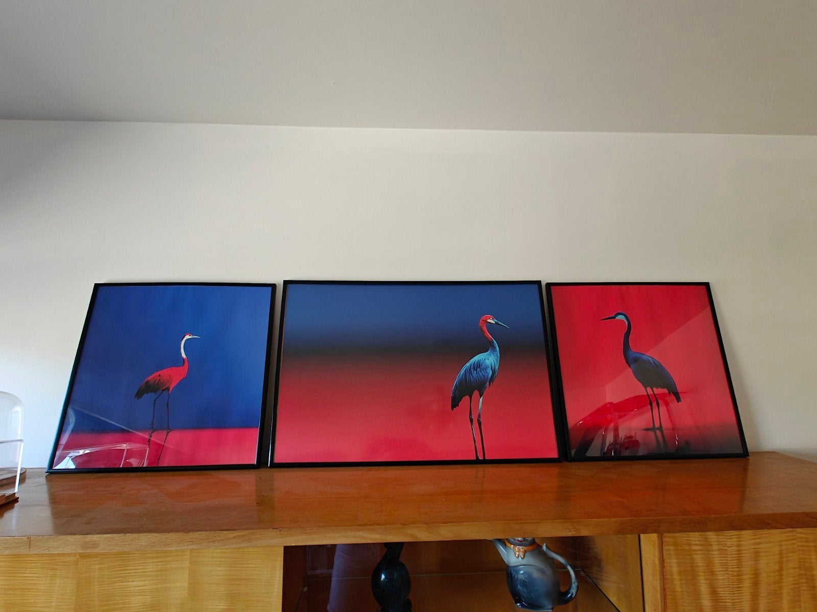 Eric Lespinasse Colourful Heron - reeks, Antiquités & Art, Enlèvement ou Envoi, Photo, Photographie, Numéroté