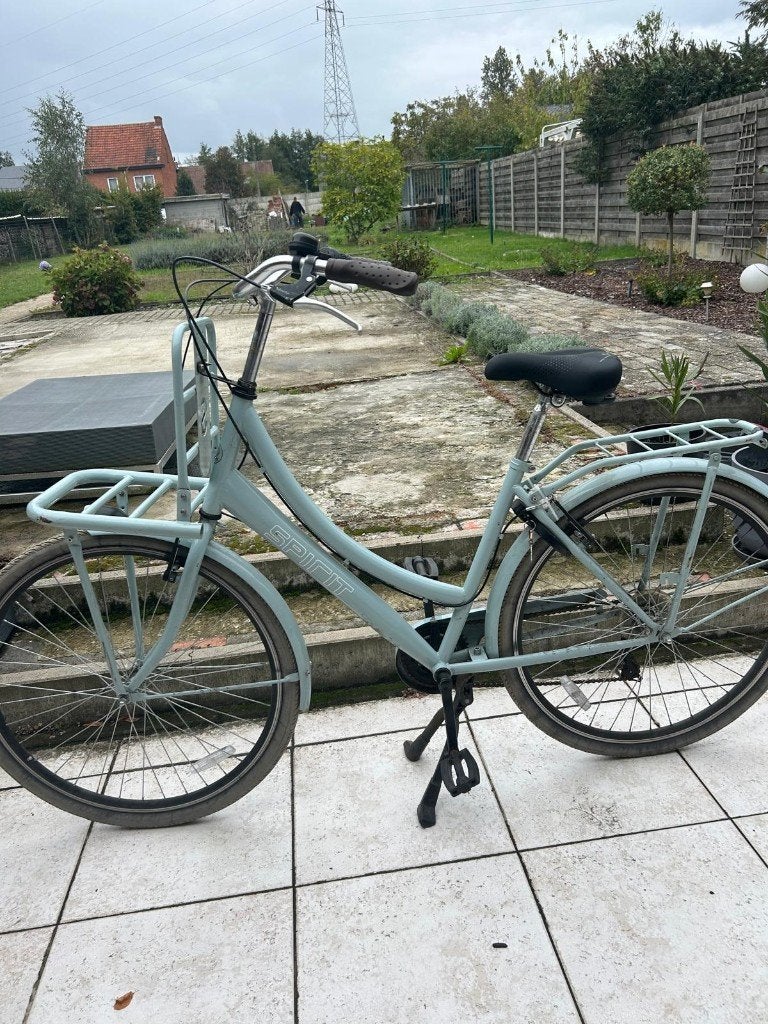 Damesfiets muntgroen framemaat 50, Gebruikt, Velgrem, Versnellingen, 50 tot 53 cm