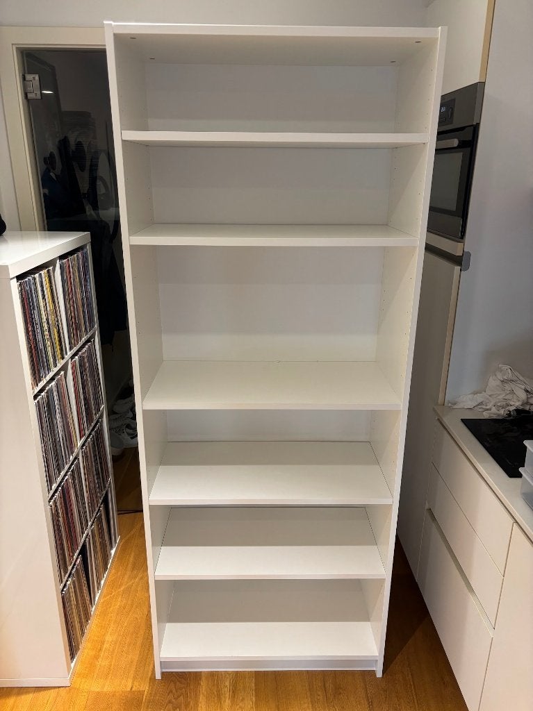 IKEA BILLY - Blanc - 80x39x202, Maison & Meubles, 25 à 50 cm, Enlèvement, Utilisé, 200 cm ou plus