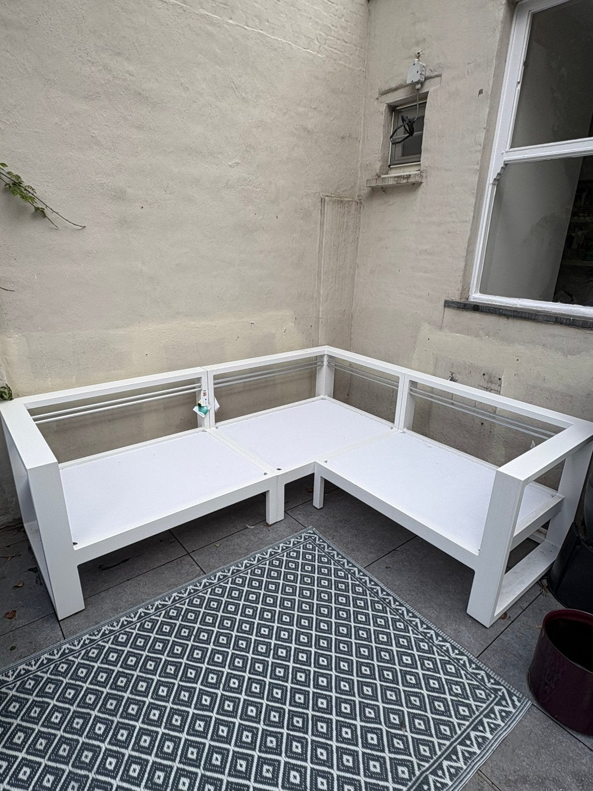 Loungeset Manutti (zonder kussens), Enlèvement, Comme neuf, Aluminium, Sets de jardin
