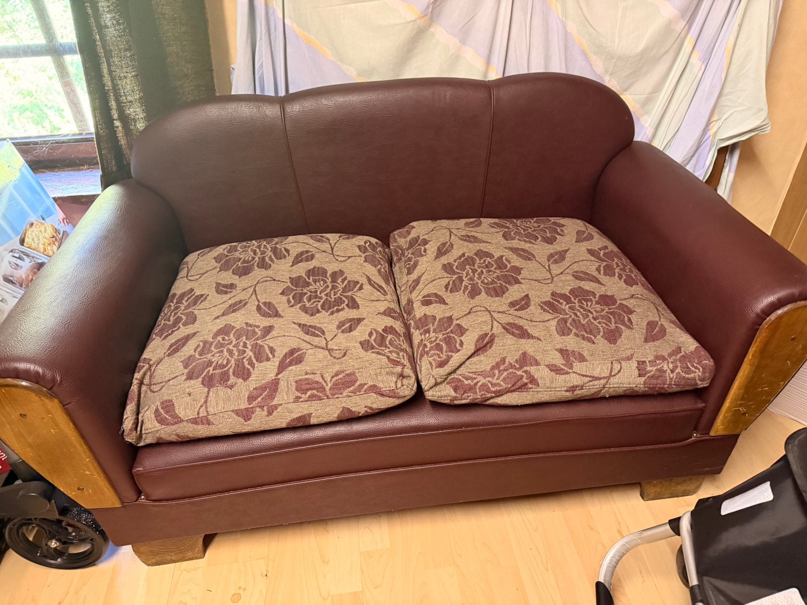 Vintage slaapzetel, Ophalen, Gebruikt, 150 tot 200 cm, Vintage