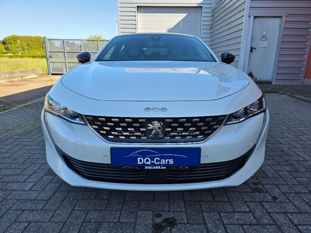 Peugeot 508 1.6 Benzine / PlugInHybride - GT-Line, Auto's, Peugeot, Euro 6, 4 cilinders, Leder en Stof, Wit