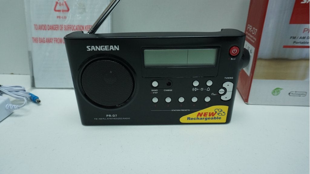 Sangean Pack PR-D7 Draagbare Radio Zwart, Niet ingevuld, Niet ingevuld, Niet ingevuld