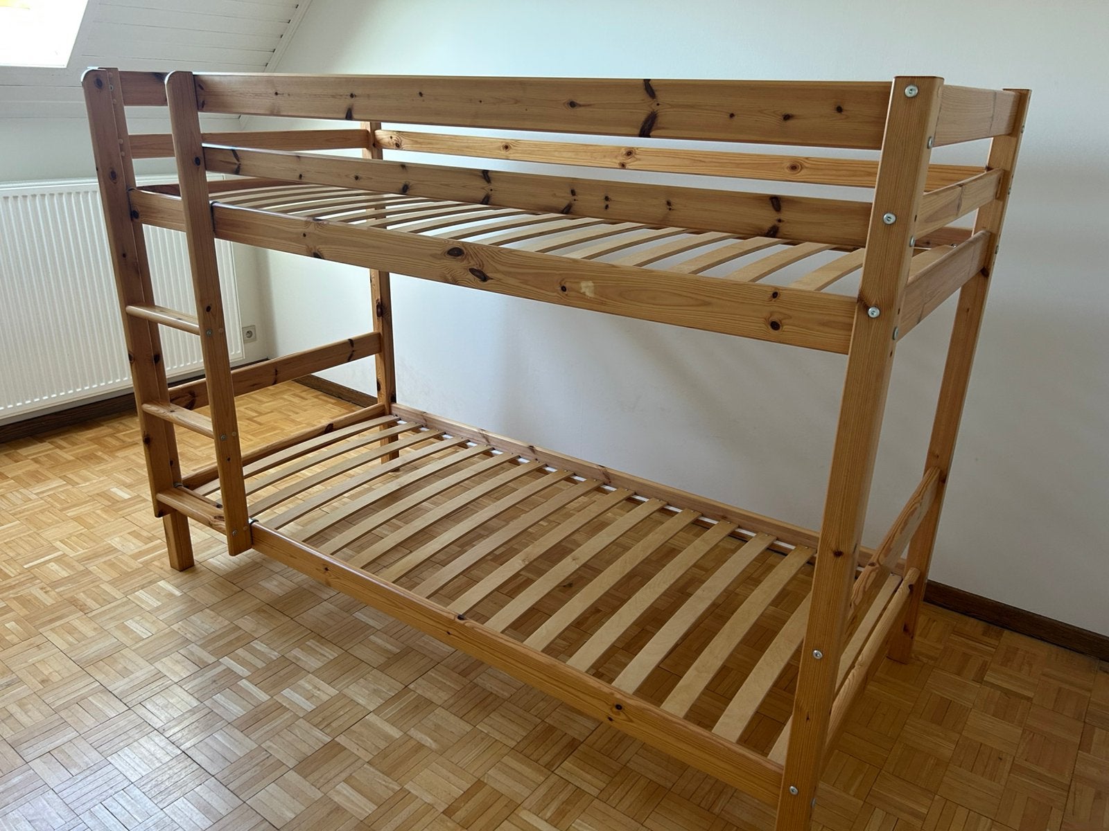 Stapelbed Flexa 200x90, Ophalen, 90 cm, Tweepersoons, Zo goed als nieuw