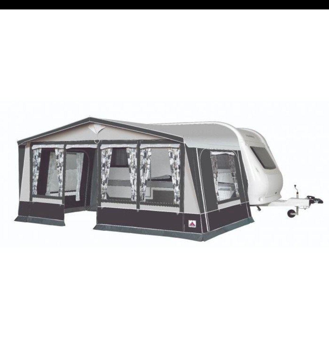 dorema ibiza voortent 240 maat 9 (850-875cm), Caravanes & Camping, Accessoires de camping, Utilisé, Enlèvement