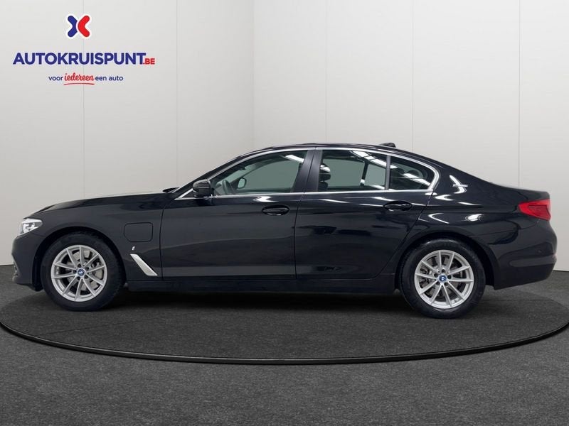 BMW Série 5 530e iPerformance AUT Leder Open dak 360 Camera, Auto's, Achterwielaandrijving, 4 cilinders, Zwart, Hybride Elektrisch/Benzine