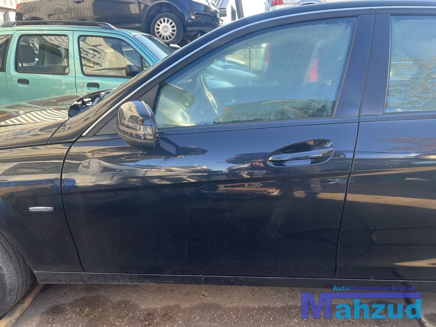 MERCEDES C KLASSE W204 ZWART 197 links voor deur 2007-2011, Auto-onderdelen, Gebruikt, Mercedes-Benz AG, Deur, Mercedes-Benz